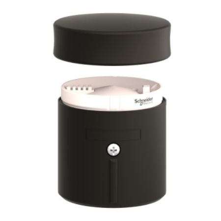 Picture of Harmony XVB, Base unit and cover for modular tower lights, plastic, black, 70mm, bottom entry, side cable entry