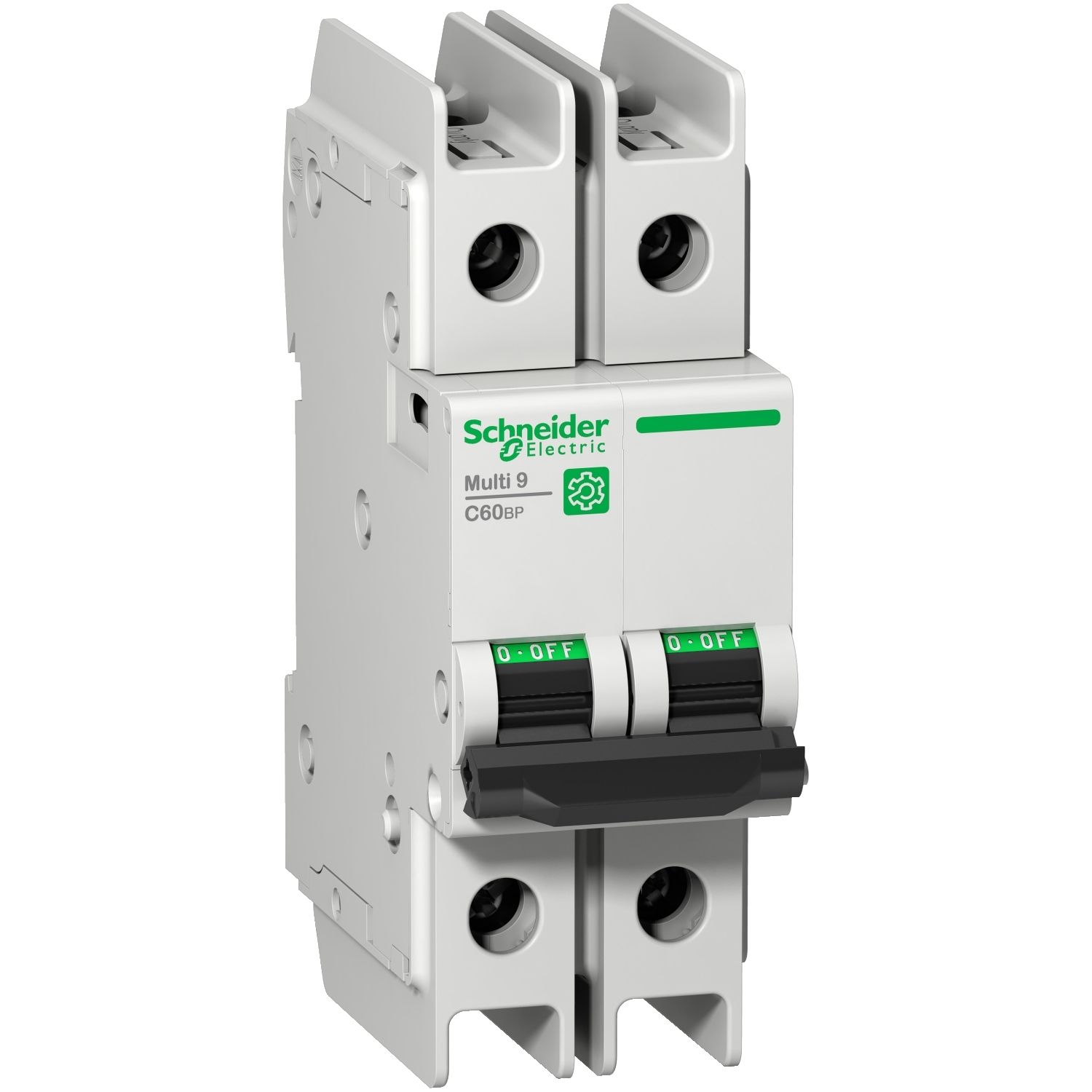Picture of Miniature circuit breaker (MCB), Multi9 C60BP, 2P, 3A, D curve, 10kA (UL489), 10kA (IEC/EN 60947-2)