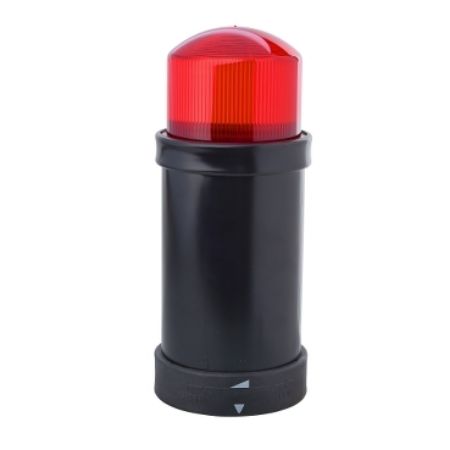 Picture of Harmony XVB, Indicator bank, illuminated unit, plastic, red, 70mm, integral flash discharge tube, 5joule, 230V AC