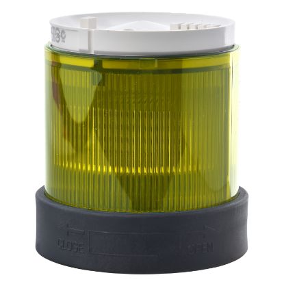 Picture of Harmony XVB, Indicator bank, illuminated unit, plastic, yellow, 70mm, steady, bulb or LED not included, 250V