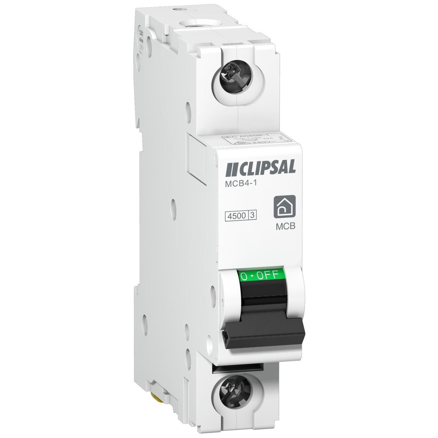 Picture of Miniature circuit breaker, Clipsal Resi MAX, 1P 10 A C curve 4500 A 240 V