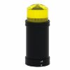 Picture of Harmony XVB, Indicator bank, illuminated unit, plastic, yellow, 70mm, integral flash discharge tube, 5joule, 230V AC