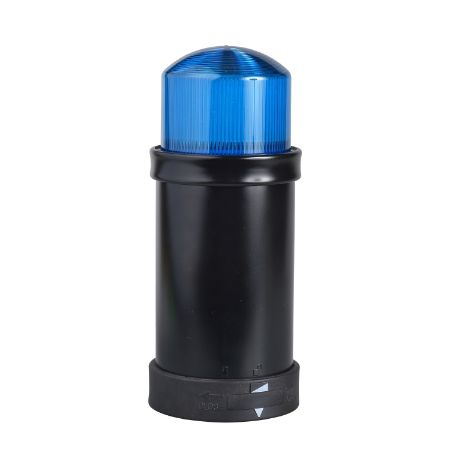 Picture of Indicator bank, Harmony XVB, illuminated unit, plastic, blue, 70mm, integral flash discharge tube, 10joule, 24V AC/DC