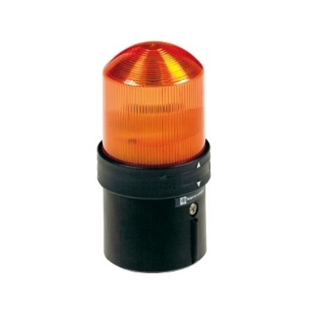 Picture of Harmony XVB, Illuminated unit for modular tower lights, plastic, orange, Ø70, steady, integral LED, 24 V AC/DC