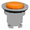 Picture of Head for illuminated push button, Harmony XB4, metal, orange projecting, 30mm, universal LED, push-push, unmarked