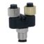 Picture of Y - connector - 2xM12 connectors to 1xM 12 connector - for FTB I/O splitter box