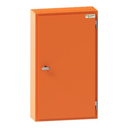 Picture of MD Isobar standard distribution board, Acti9, 48 poles, 250A main switch, 18mm, IP56, orange