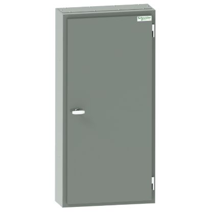 Picture of MD Isobar standard distribution board, Acti9, 72 poles, 160A main switch, 18mm, IP56, grey