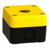 Picture of Empty enclosure, Easy Harmony XALB, plastic, yellow lid, 1 cut out, 22mm, IP65