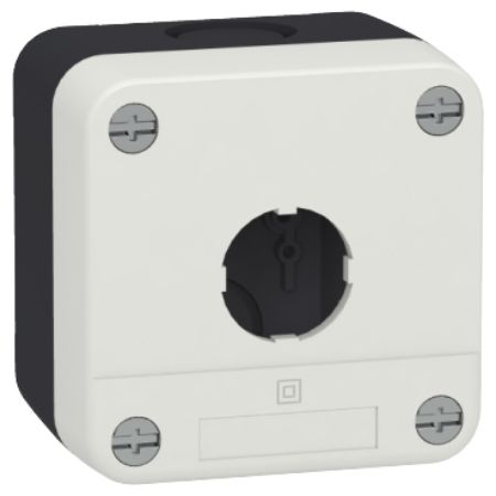 Picture of Empty enclosure, Easy Harmony XALB, plastic, grey lid, 1 cut out, 22mm, IP65