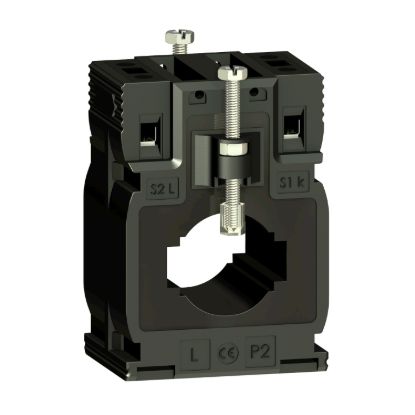 Picture of Current transformer tropicalised, PowerLogic, DIN mount 400 5 cables d. 27 - bars 10x32 15x25