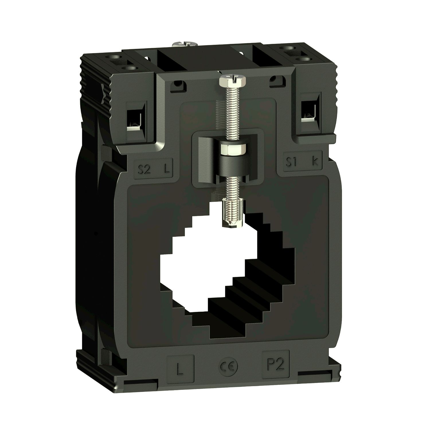 Picture of Current transformer tropicalised, PowerLogic, DIN mount 500 5 for bars 10x40 20x32 25x25