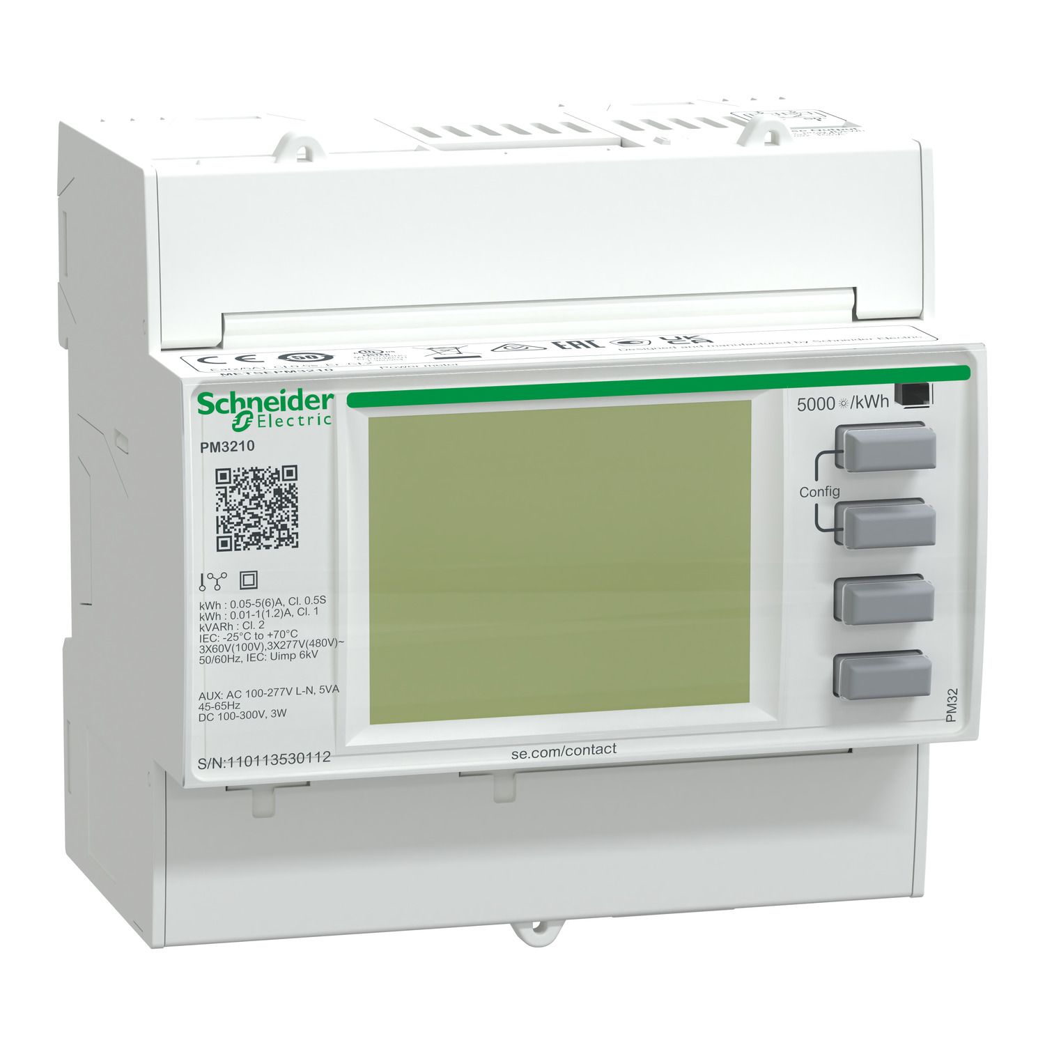 Picture of PM3210 power meter, PM3000 series, output digital and pulse