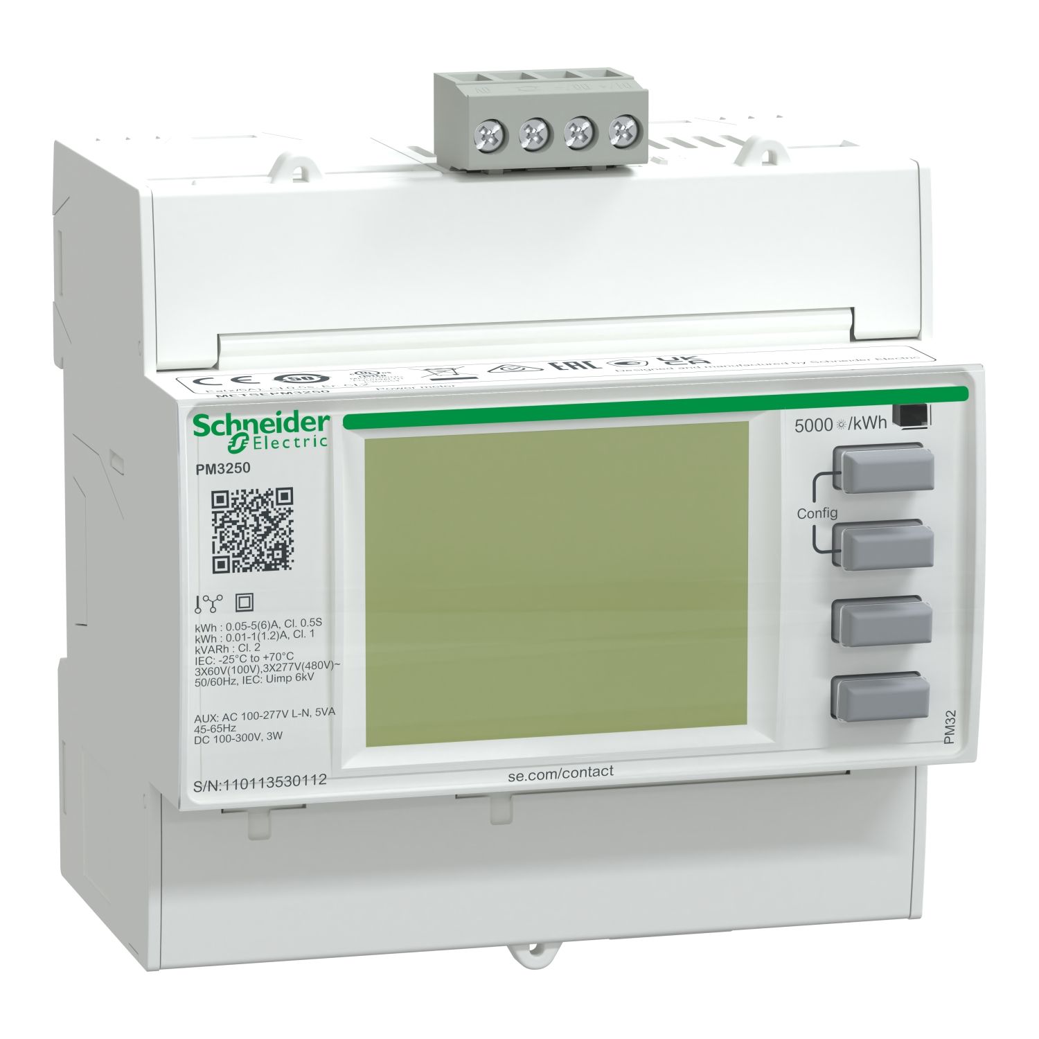 Picture of PM3250 power meter, PM3000 series, RS485