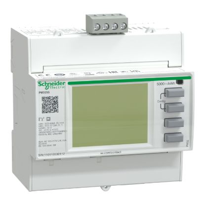 Picture of PM3255 power meter, PM3000 series, 2 digital I, 2 digital O, RS485