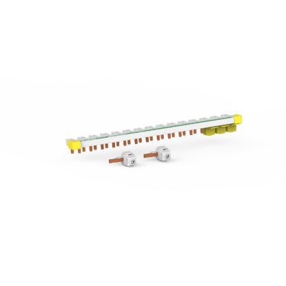 Picture of MAXBAR Top Feed, MAX9, 1P+N, 15 Modules, 100 A with Accessories