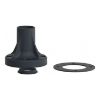 Picture of Fixing base, Harmony XVB, for modular tower lights,  plastic, black, 70mm