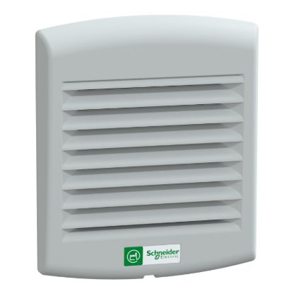 Picture of outlet grille plast cut out 92x92mm ext dim 137x117mm IP54