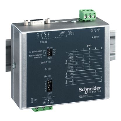 Picture of RS232/RS485 converter ACE909-2 for Sepam series 20, 40, 60, 80