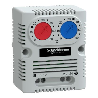 Picture of Double thermostat, ClimaSys, 250V, range of temperature 0…60°C - 1NO/NC - °C