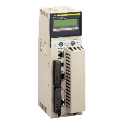 Picture of Unity processor, Modicon Quantum automation platform, Modbus Plus, 1024kB RAM, 266MHz