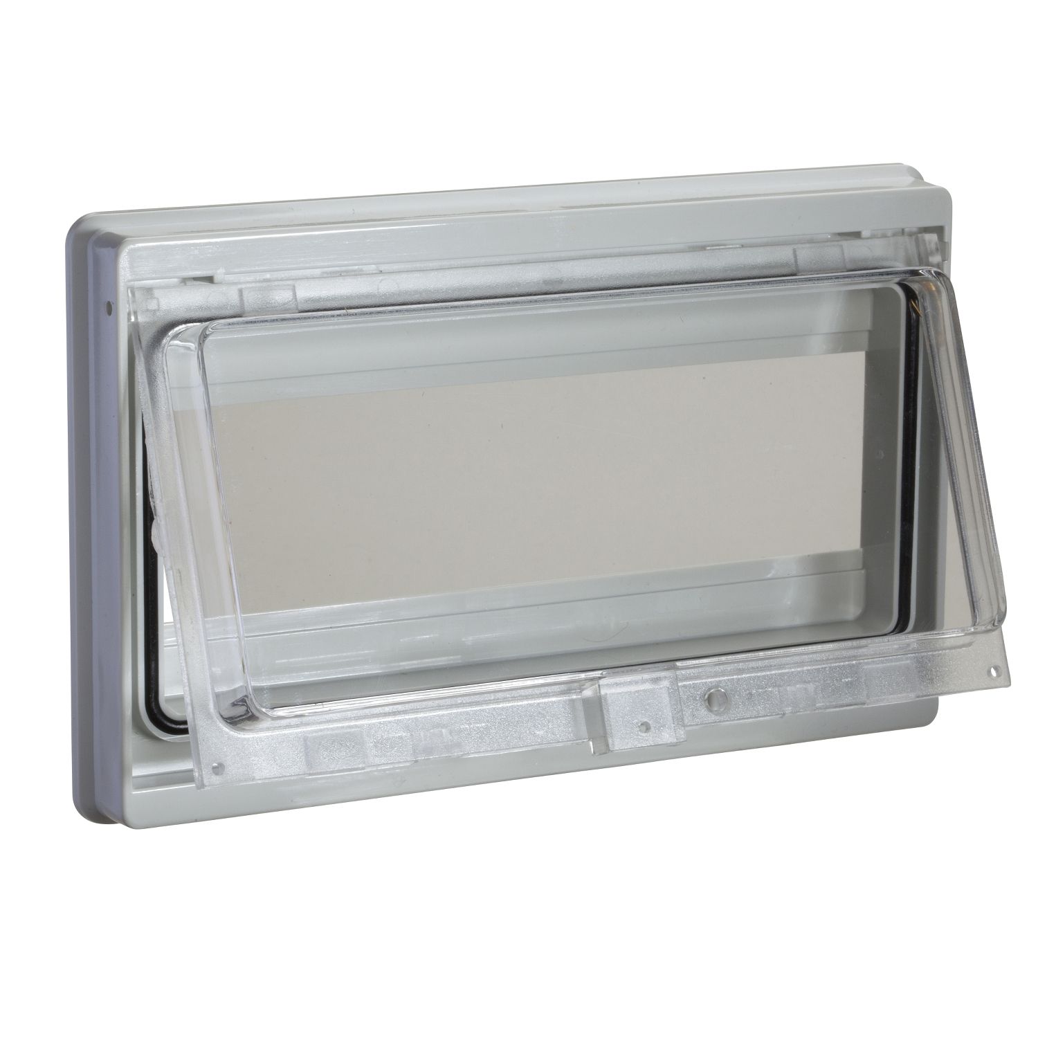 Picture of Kit for fixing the switchgear. It includes a DIN rail and its 2 supports.