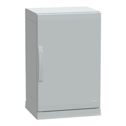 Picture of Floor standing polyester enclosure, Thalassa, Thalassa PLA, plain door, open bottom, 750x500x420mm, IP54, IK10