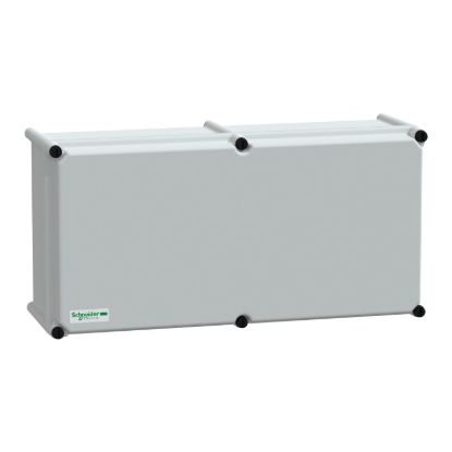 Picture of PLS box, Thalassa, polyester rear, opaque PC cover IP66 27x54x18cm