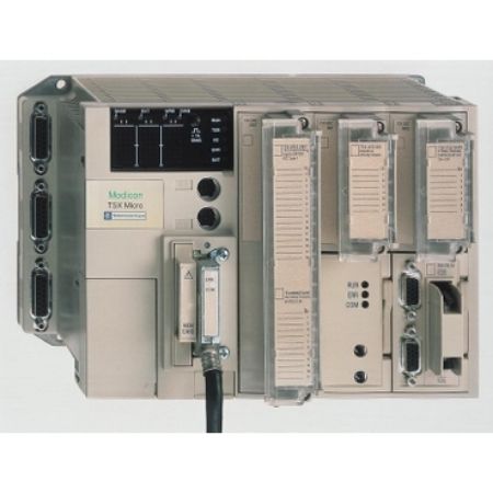 Picture of Modular base controller, Modicon TSX Micro, UNI-TELWAY, 10Hz, 0.5A, 19.2kbit/s