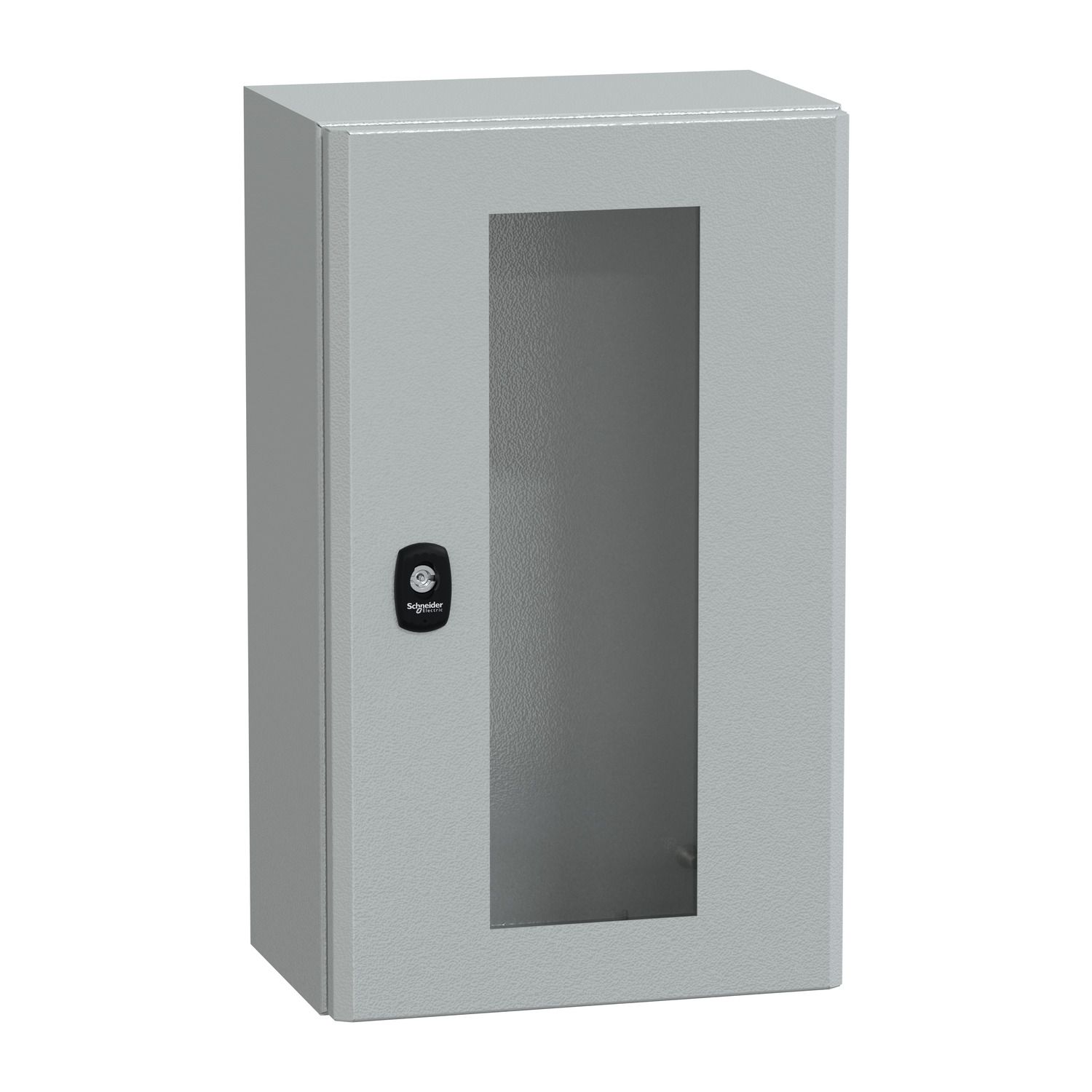 Picture of Wall mounted steel enclosure, PanelSeT S3D, transparent door, without mounting plate, 500x300x200mm, IP66, IK08