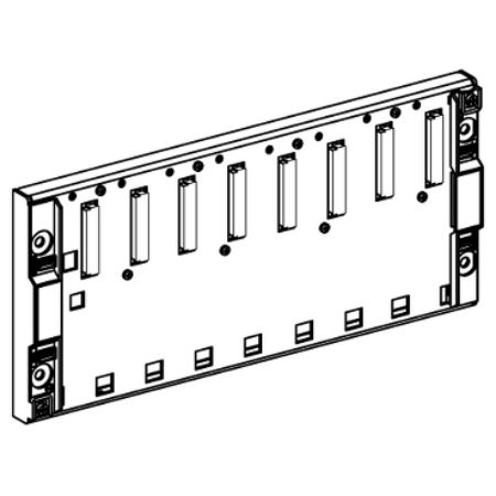 Picture of Non extendable rack, Modicon premium, for single rack configuration, 8 slots