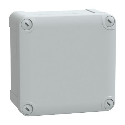 Picture of PC box, Thalassa, IP66 IK08 RAL7035 Int.H105W105D55 Ext.H116W116D62 opaque PC cover H10