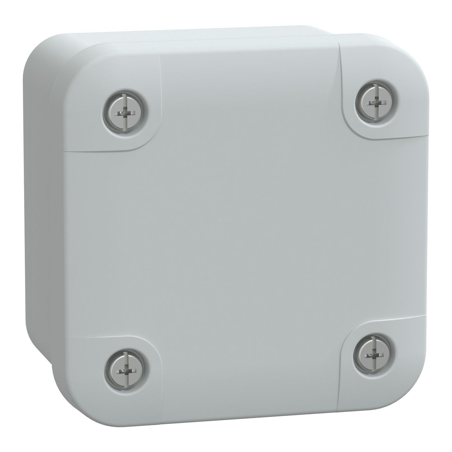 Picture of PC box, Thalassa, IP66 IK08 RAL7035 Int.H65W65D45 Ext.H74W74D56 opaque PC cover H10