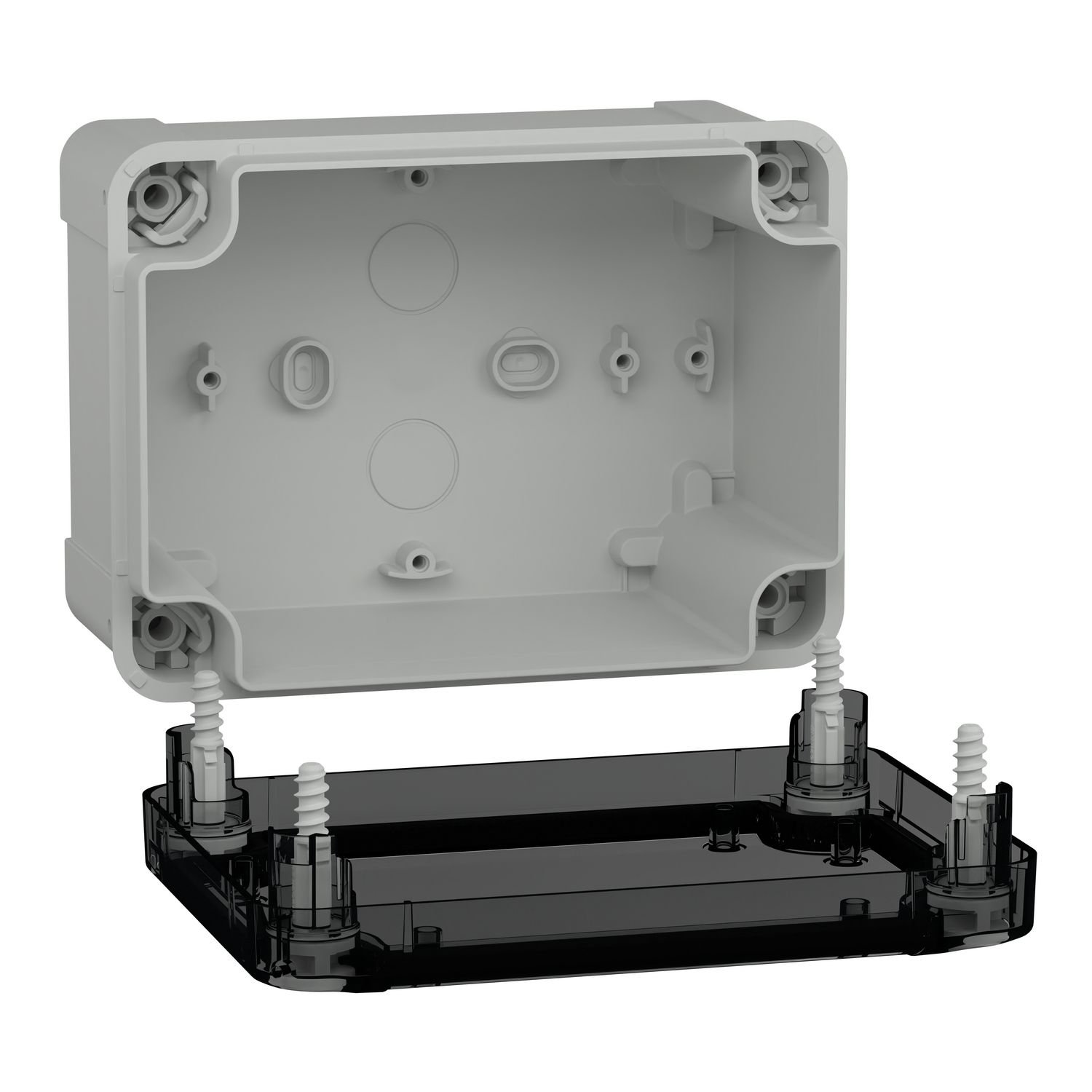 Picture of ABS box, Thalassa, IP66 IK07 RAL7035 Int.H150W105D80 Ext.H164W121D87 Transp.cover H20
