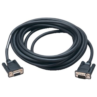 Picture of connecting cable, Harmony XBT GT, 5m direct connection cable, 2 male connectors SUB-D9
