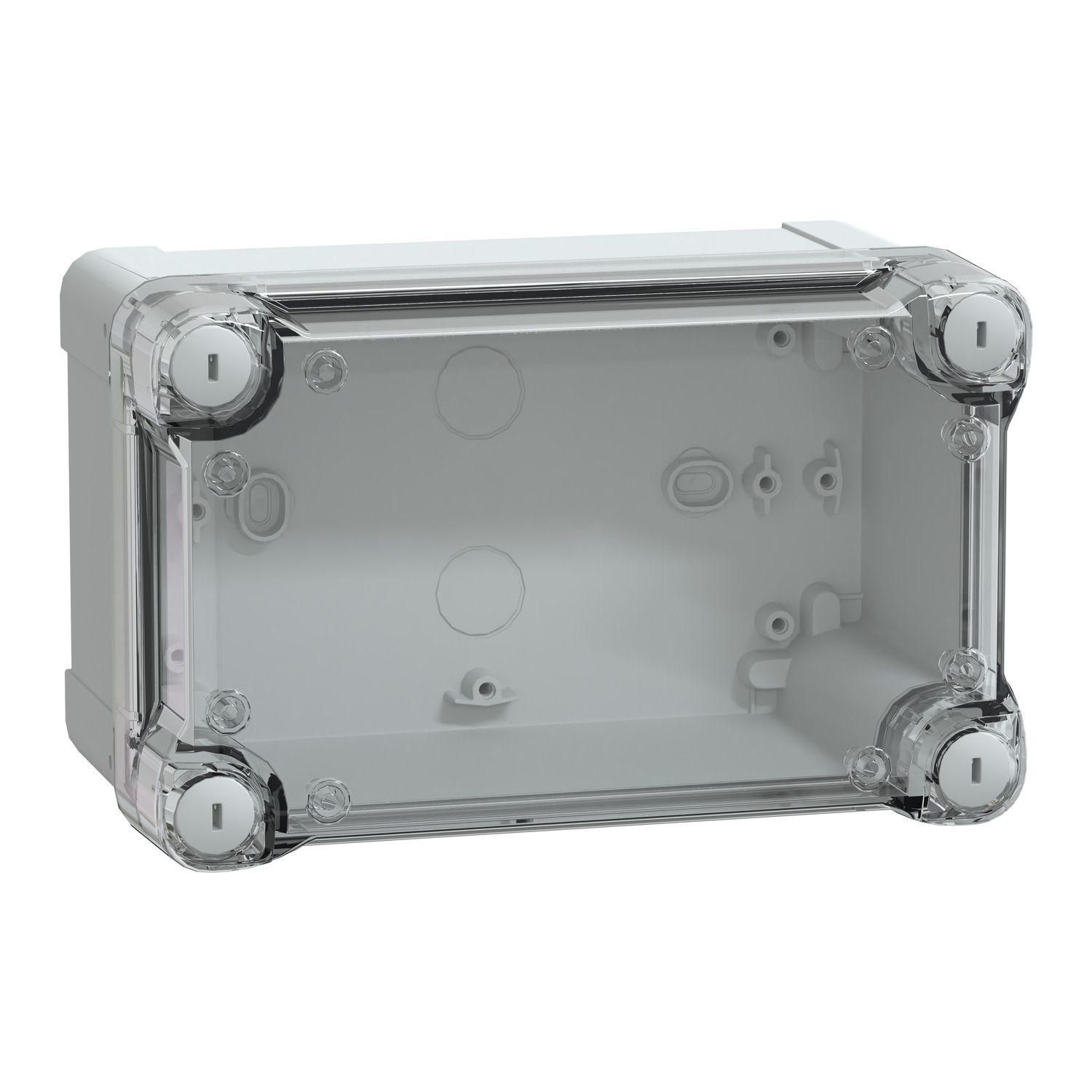 Picture of ABS box, Thalassa, IP66 IK07 RAL7035 Int.H175W105D100 Ext.H192W121D105 Transp.cover H40