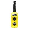 Picture of Pendant station, Harmony 9001B, mechanical interlock, yellow, single speed, 5A, 600V AC, marked Up-Down legend