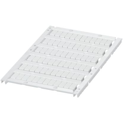 Picture of Marking card, Linergy, Linergy TR, with 6 strips, 5mm, unprinted, 72 characters, white, Set of 10