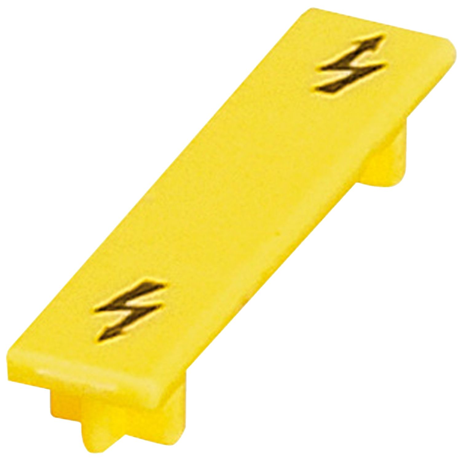 Picture of WARNING LABEL FOR 6MM² SCREW TERMINAL BLOCKS, Linergy, YELLOW