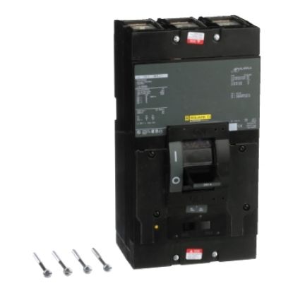 Picture of Circuit breaker, LA, 350A, 3 pole, 600VAC, 22kA, 250VDC, 10kA, lugs, thermal magnetic