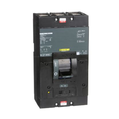 Picture of Circuit breaker, LA, 300A, 3 pole, 600VAC, 22kA, 250VDC, 10kA, lugs, thermal magnetic
