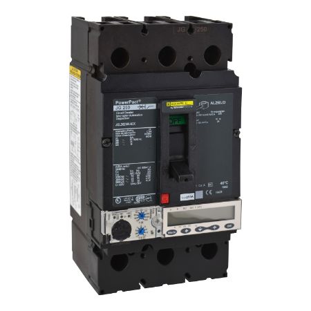 Picture of Circuit breaker, PowerPacT J, 250A, 3 pole, 600VAC, 18kA, lugs, Micrologic 5.2A, 80%