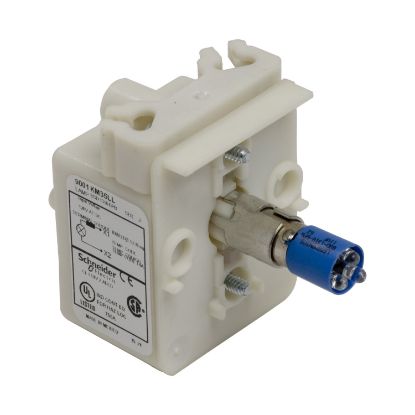 Picture of 30mm Push Button, Types K, SK or KX, light module, blue LED lamp, 120 VAC/VDC