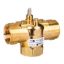 Picture of Erie Zone Valve, 3-Way, PN16, DN20 (3/4"), Rp Thread, Kvs 4.3 mÂ³/h (Cv 5.0), Pop-Top Actuator Connection, Brass Body.