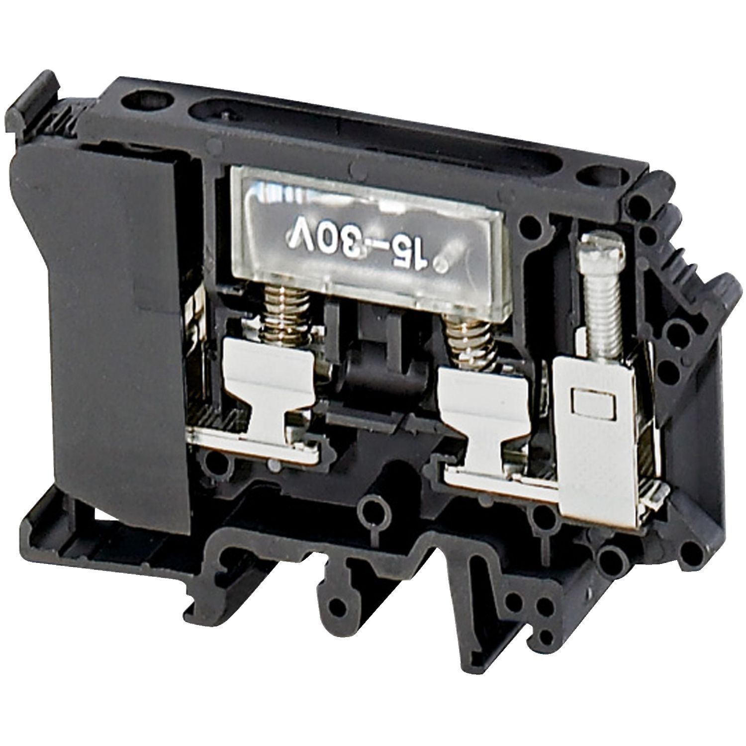 Picture of Screw Terminal, Linergy, Fused for 6.3X32mm Fuse, with Light Indicator 12-30V