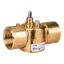Picture of Erie Zone Valve, 2-Way, PN16, DN25 (1"), Rp Thread, Kvs 6.9 mÂ³/h (Cv 8.0), Pop-Top Actuator Connection, Brass Body.