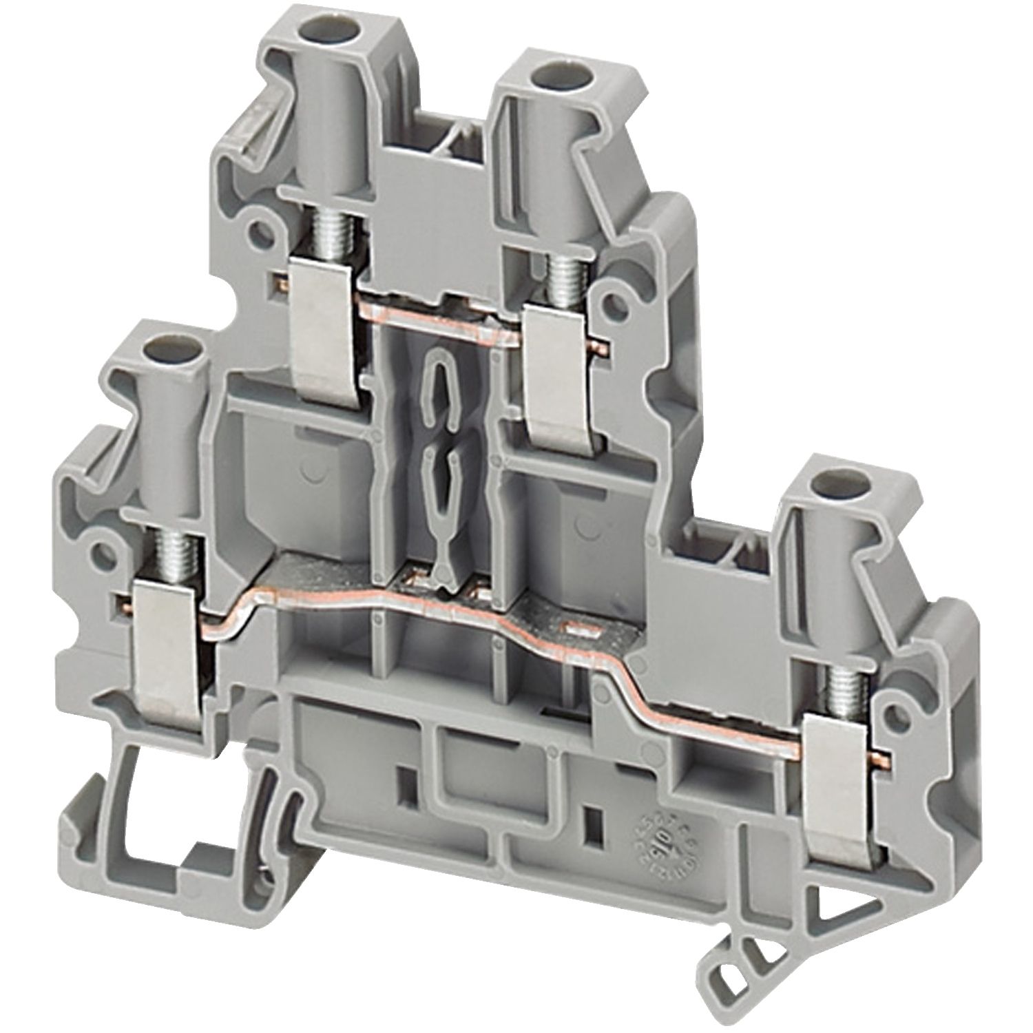 Picture of Screw Terminal, Linergy, Double Level, 4 Points, 4mm² , Grey