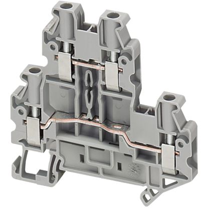 Picture of Screw Terminal, Linergy, Double Level, 4 Points, 4mm² , Grey