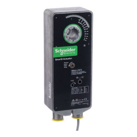 Picture of SmartX, Damper Actuator, proportional 2-10 Vdc, spring return, 24 Vac/Vdc, 3 ft appliance cable, 60 lb-in, NEMA 1 or 2