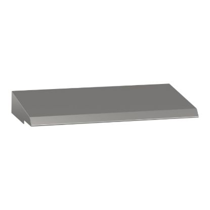 Picture of Stainless canopy 304L, Scotch BriteÂ® finish. for WM enclosure W400xD200mm